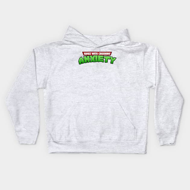 Crushing Anxiety - TMNT Kids Hoodie by paterack